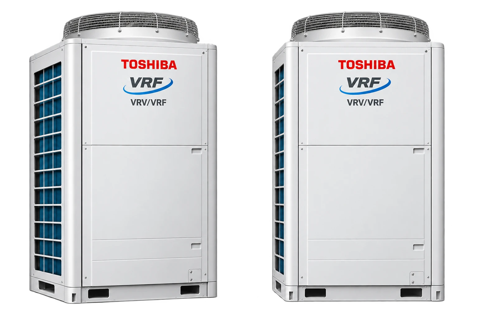Toshiba VRF outdoor condenser units for commercial HVAC